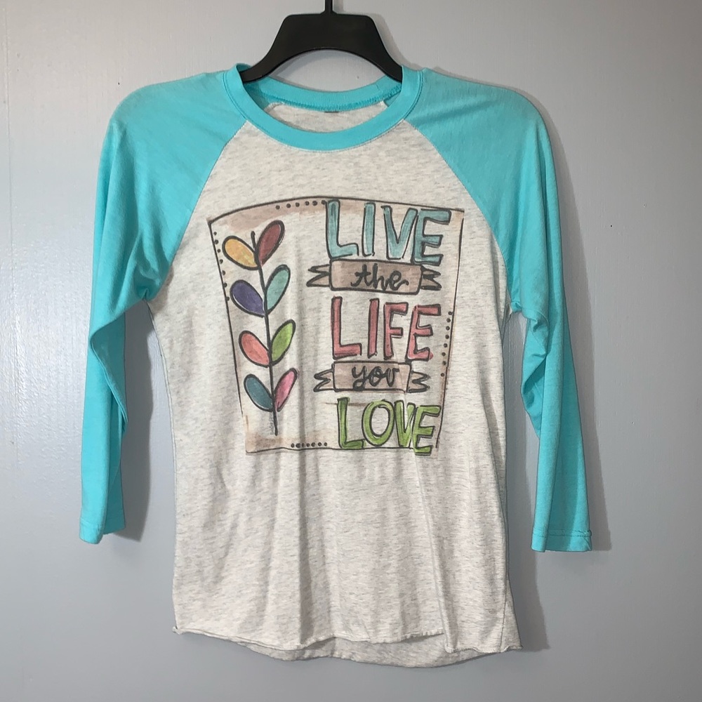 Live the Life You Love Baseball Tee